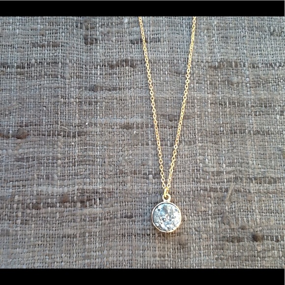 Jewelry - 18kt. Gold Organic Druzy Necklace👠👠👠